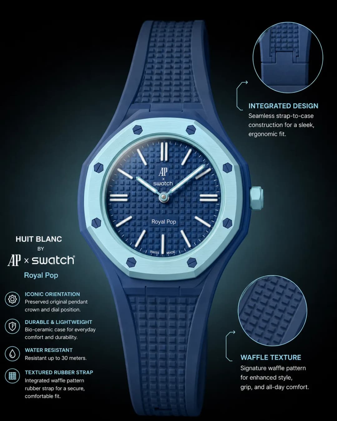 Royal Pop 40 mm — engineering view